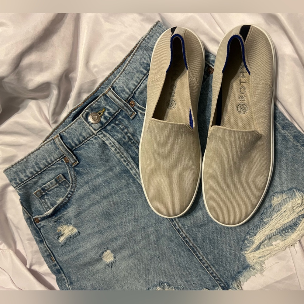 Aeropostale High Waisted High Rise Blue Denim Jean Skirt - Picture 8 of 11